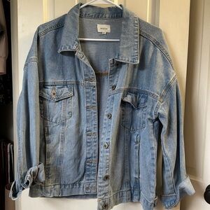 Fringe oversized Jean Jacket